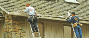 Cleaning gutters