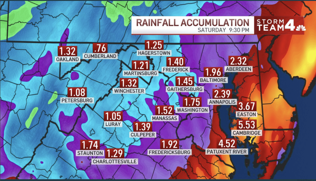 Hurricane-Ian-DC-MD-VA-Rainfall-total-projections